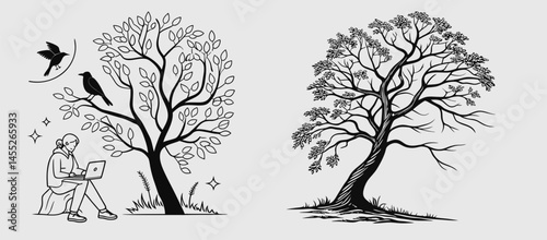 Minimal HR Line Icons – 10 Office & Business Vector Pack.