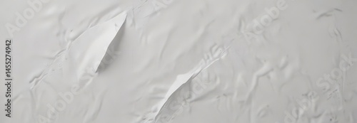 Subtly creased white poster; texture, surface imperfections, paper, backdrop, background, photo, crumpled
