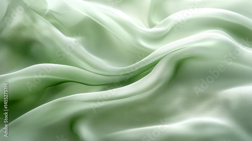 Obraz na płótnie Minimalistic light green background banner symbolizes freshness, renewal, calm energy, and eco-conscious design, ideal for wellness brands, organic products, and peaceful visual communication.
w salonie