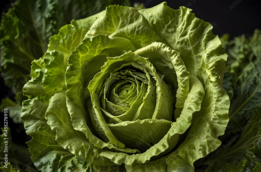 Fototapeta premium Whole Head of Lettuce