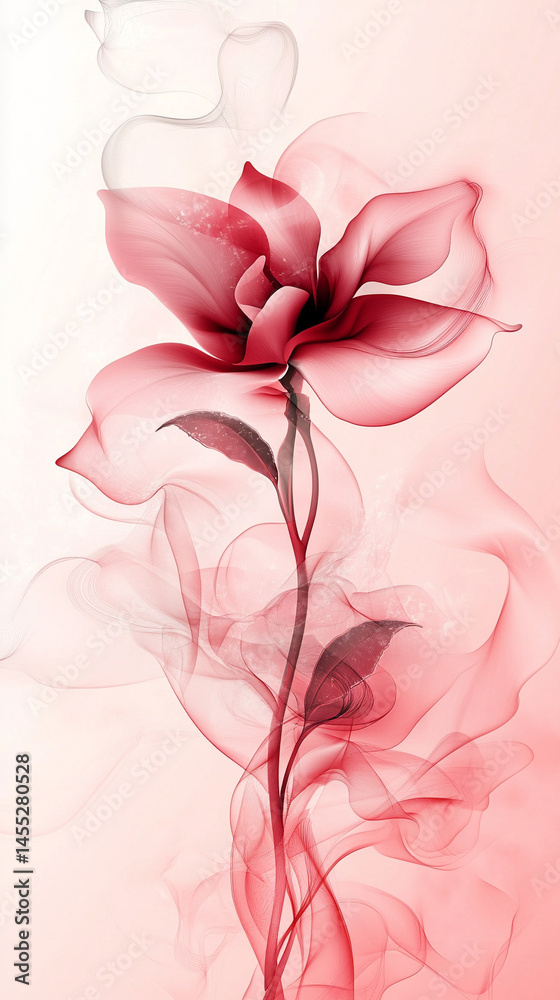 Soft light red gradient background with a smooth, flowing transition evokes warmth, calm, and subtle elegance, ideal for banners, wellness themes, or modern minimalist visual design.