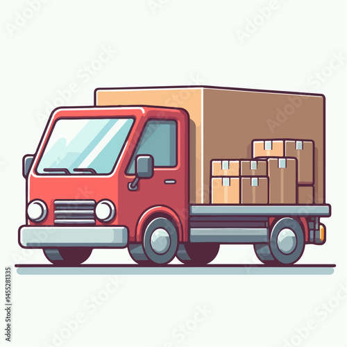 box car vector illustration