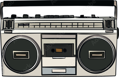 radio with black and grey color