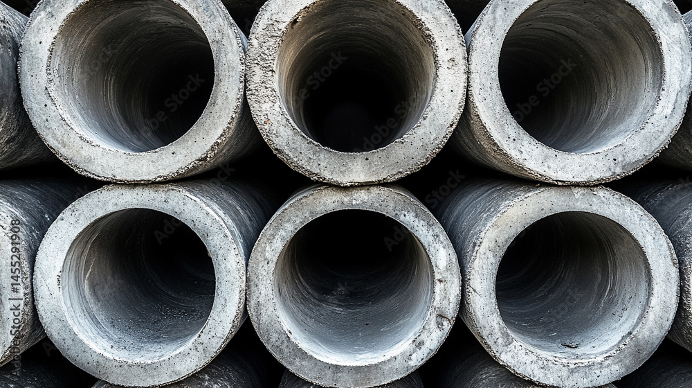 Organized rows of concrete pipes arranged in a clean geometric pattern under bright light, symbolizing infrastructure, urban planning, modern construction, and industrial efficiency.
Organized rows of concrete pipes arranged in a clean geometric pattern under bright light, symbolizing infrastructure, urban planning, modern construction, and industrial efficiency.