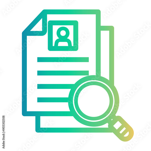 hiring Line Gradient Icon