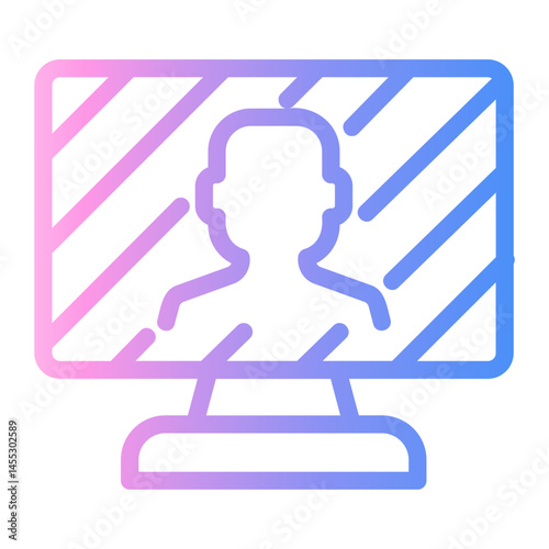 remove Line Gradient Icon