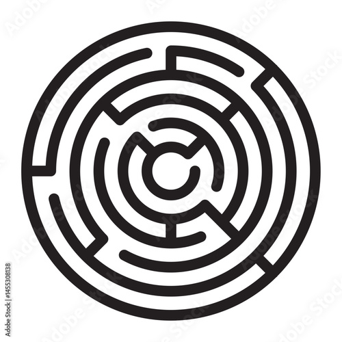 maze Line Icon