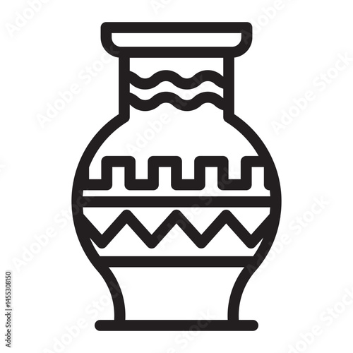 pottery Line Icon