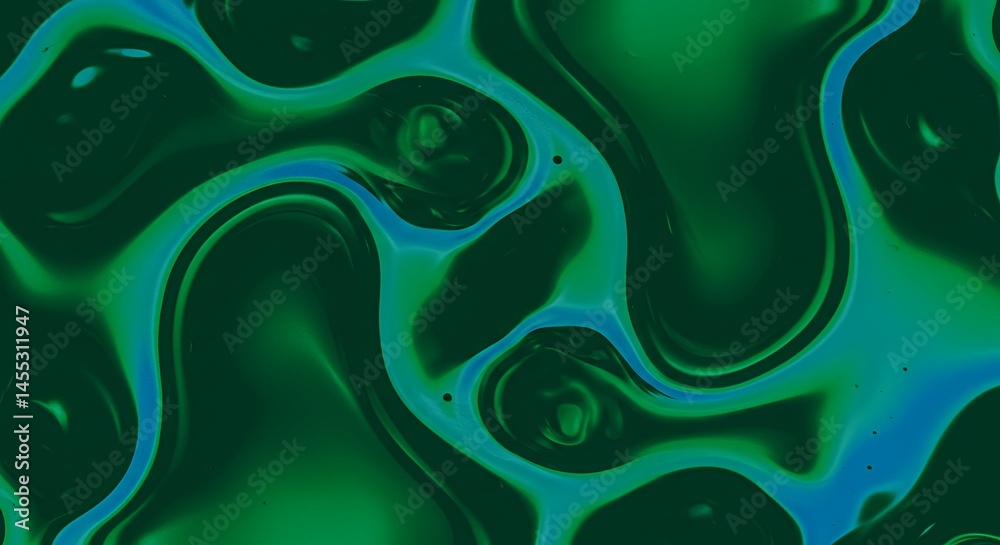 Abstract Green Liquid Swirls: A mesmerizing digital artwork showcasing fluid dynamics and vibrant color gradients. Abstract Green Liquid Swirls: A mesmerizing digital artwork showcasing fluid dynamics and vibrant color gradients.