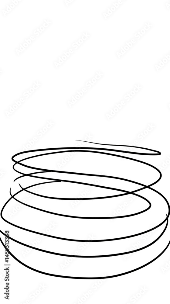 Abstract 3D Circle with Glowing Dots Isolated on a Transparent Background Abstract 3D Circle with Glowing Dots Isolated on a Transparent Background