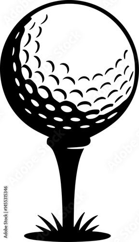 Golf Ball on Tee