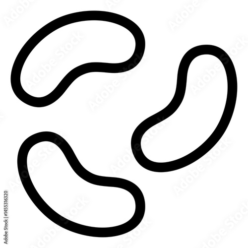 jelly beans vector icon