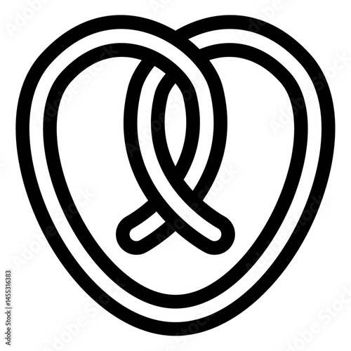 pretzel vector icon