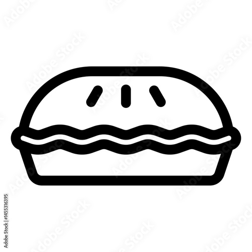 pie vector icon