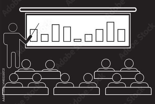 Conference icon isolated sign symbol vector illustration. Best quality Design vector icons.