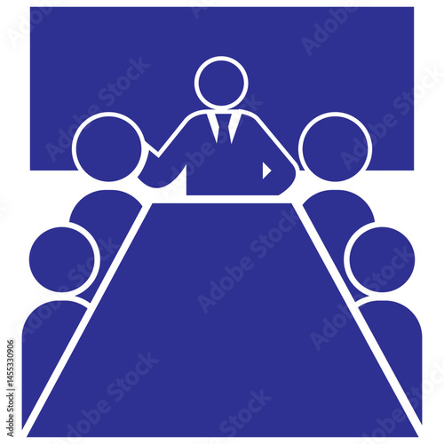 Conference icon isolated sign symbol vector illustration. Best quality Design vector icons.