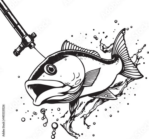 Fishing Vector Bundle Silhouettes 