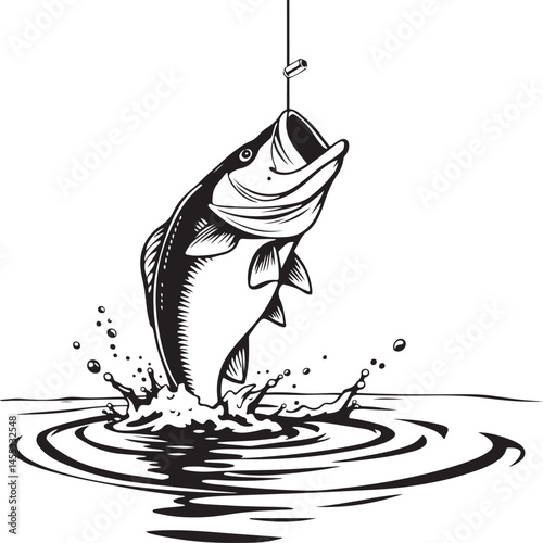 Fishing Vector Bundle Silhouettes 