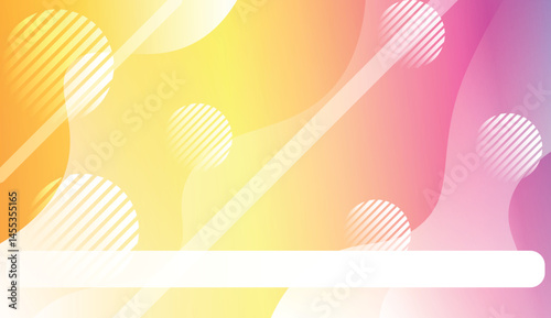 Geometric Design, Shapes. Design For Your Header Page, Ad, Poster, Banner. Vector Illustration with Color Gradient.