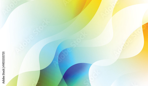 Futuristic Color Design Geometric Wave Shape. For Template Cell Phone Backgrounds. Vector Illustration with Color Gradient.