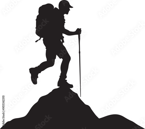 Hiking with Dogs: Silhouette Art