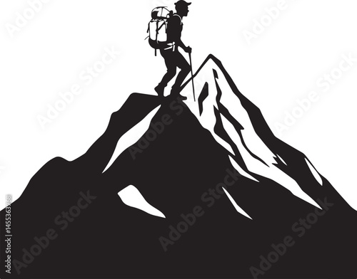 Hiking with Dogs: Silhouette Art