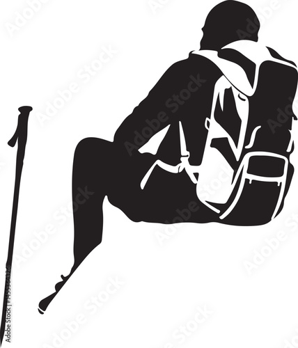 Hiking with Dogs: Silhouette Art