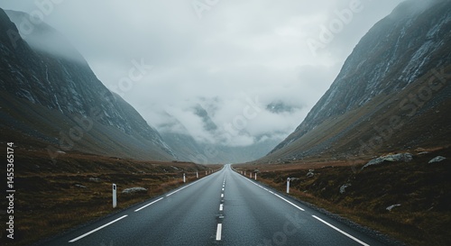 Misty Mountain Road: A Journey Through Norway's Dramatic Landscape