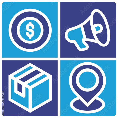 Marketing Mix Icon