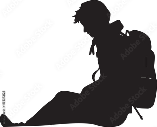 Hiking with Dogs: Silhouette Art