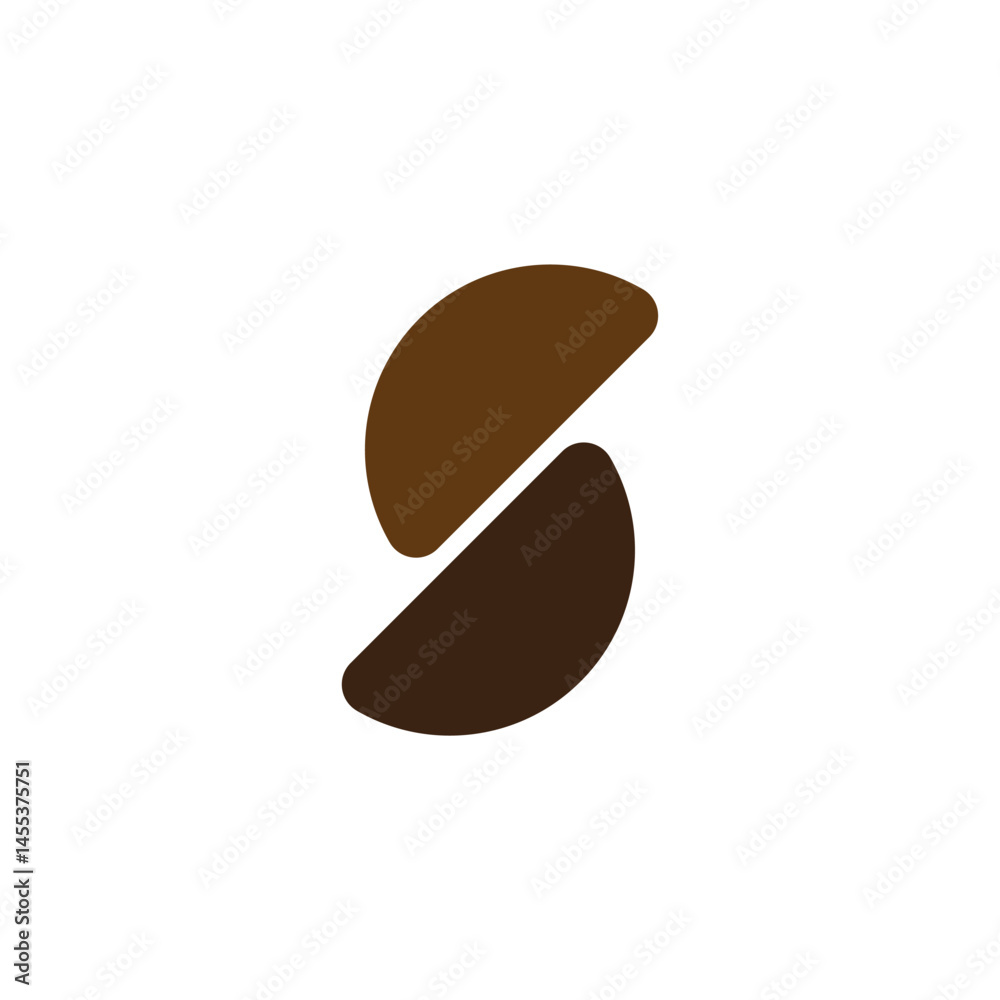Fototapeta premium S coffee logo design simple