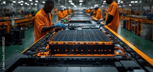 Electric Vehicle Battery Assembly Line: High-Tech Manufacturing