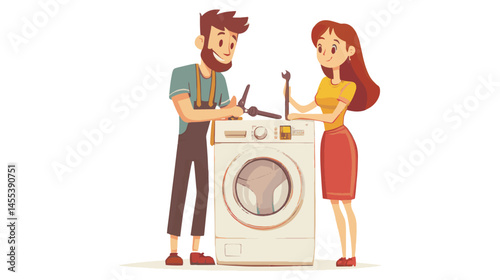 woman in the laundry