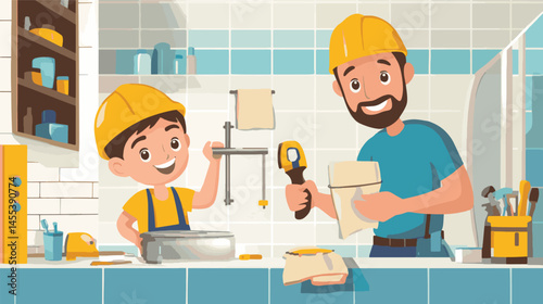 workers at work