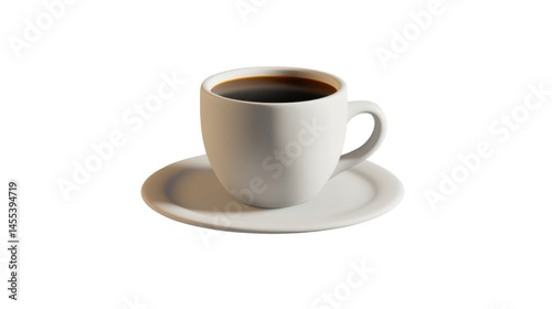 Wallpaper Mural Realistic 3D Render of a Hot Coffee Cup Icon Isolated on White Background for Branding, Menu Design, and Digital Media Torontodigital.ca