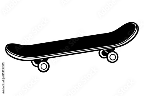 skateboard  silhouette vector