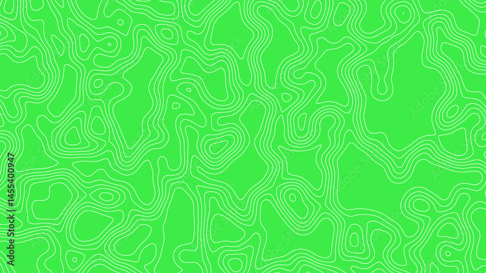 White contour lines on a green background create a striking minimalist design suitable for graphic design projects, branding, or abstract backgrounds. White contour lines on a green background create a striking minimalist design suitable for graphic design projects, branding, or abstract backgrounds.