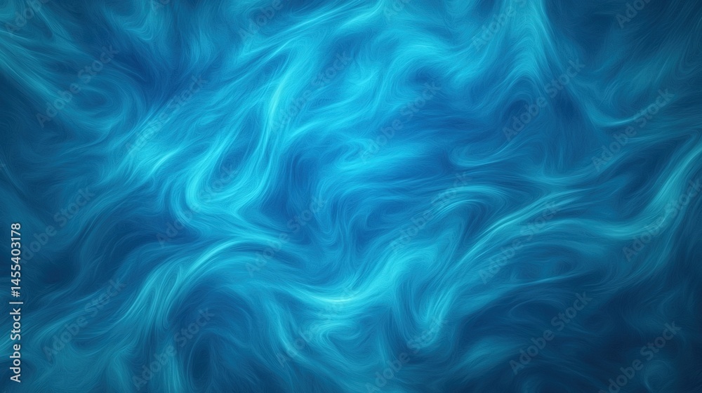 Abstract swirling patterns of deep azure. Abstract swirling patterns of deep azure.
