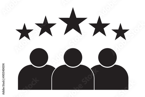 Customer satisfaction icons, user feedback icons set vector illustration eps 10
