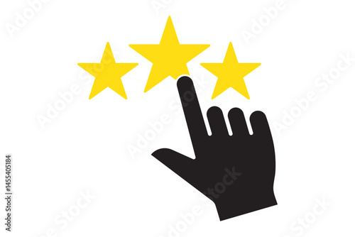 5 stars positive review. Rate icons set. Feedback icon collection. Concept of best ranking. Customer review. Good result. Star, envelope, smiling emoji, like thumb up and speech bubble eps 10