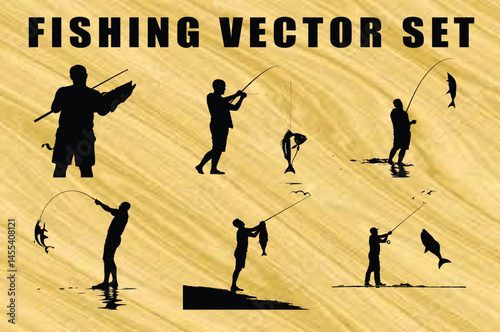 Outdoor Fishing SVG Set