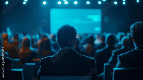 A business conference scene