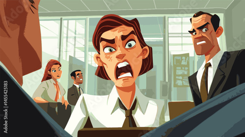 business people working in office