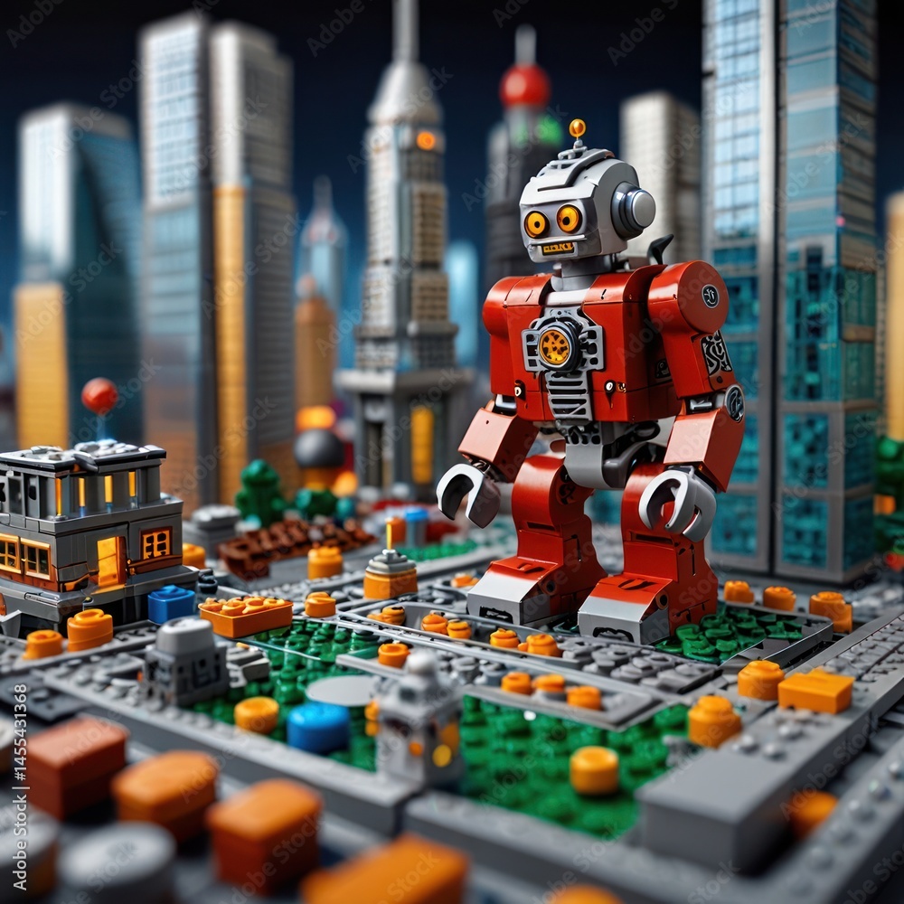 Fototapeta premium robot cyborg soldier