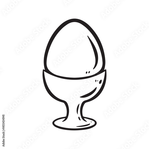 egg doodle cartoon hand drawn illustration