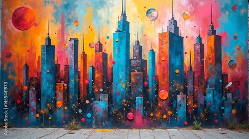 Graffiti Wonderland: Abstract Urban Landscape