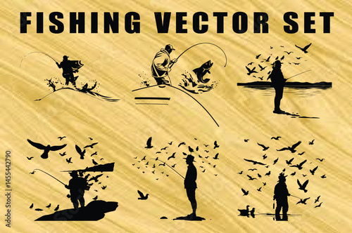 Bass Fishing Vector Bundle 