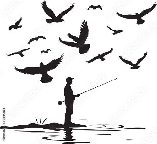 Bass Fishing Vector Bundle 