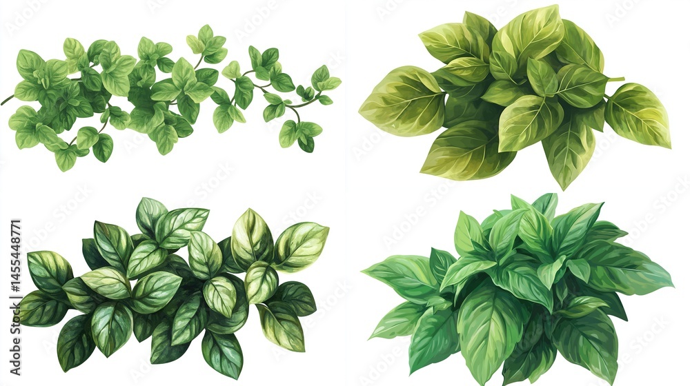 Botanical Herb Illustrations Botanical Herb Illustrations