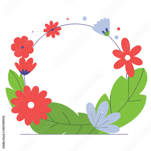 Beautiful Floral Clipart Collection – Colorful Flower Illustrations for Design Projects,